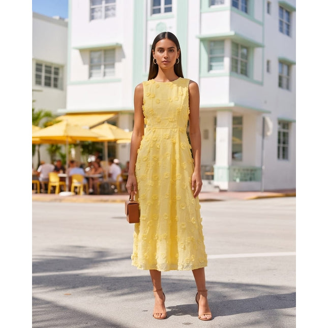 Yellow Dress-Women Wear