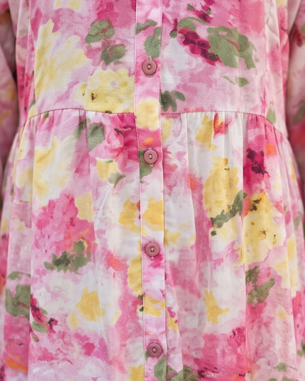 Floral Maxi Dress-Women Wear