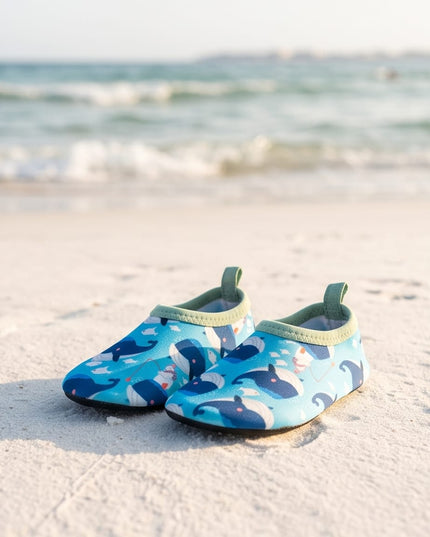 Whale printed Shoes-Beach shoes