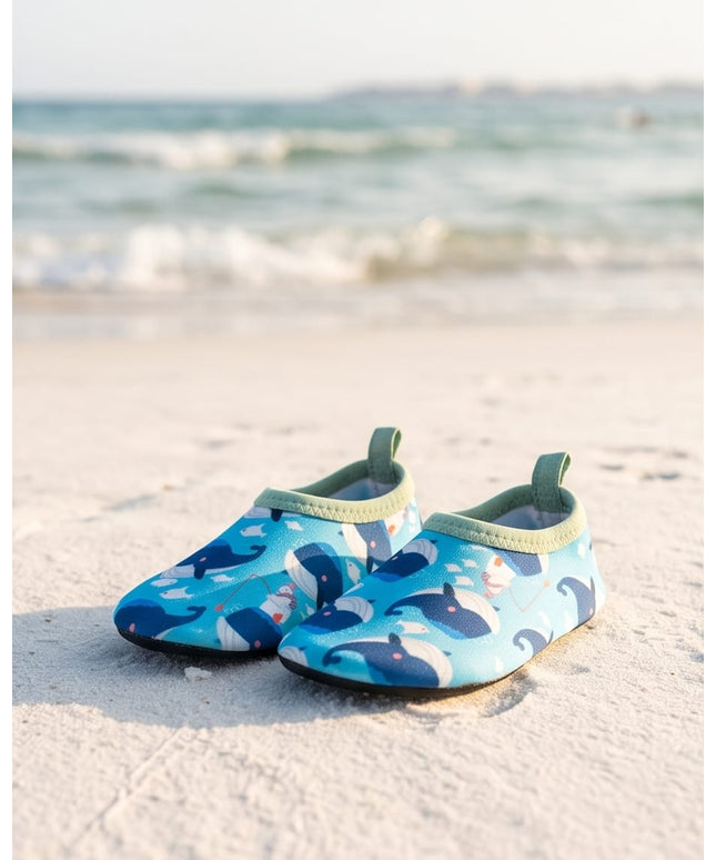 Whale printed Shoes-Beach shoes