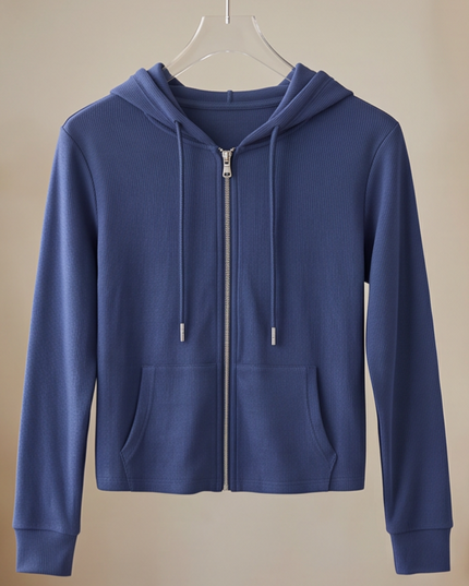 Zipper Hoddie - Cotton