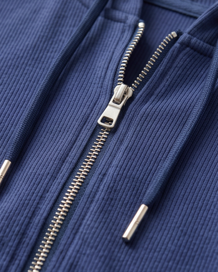 Zipper Hoddie - Cotton