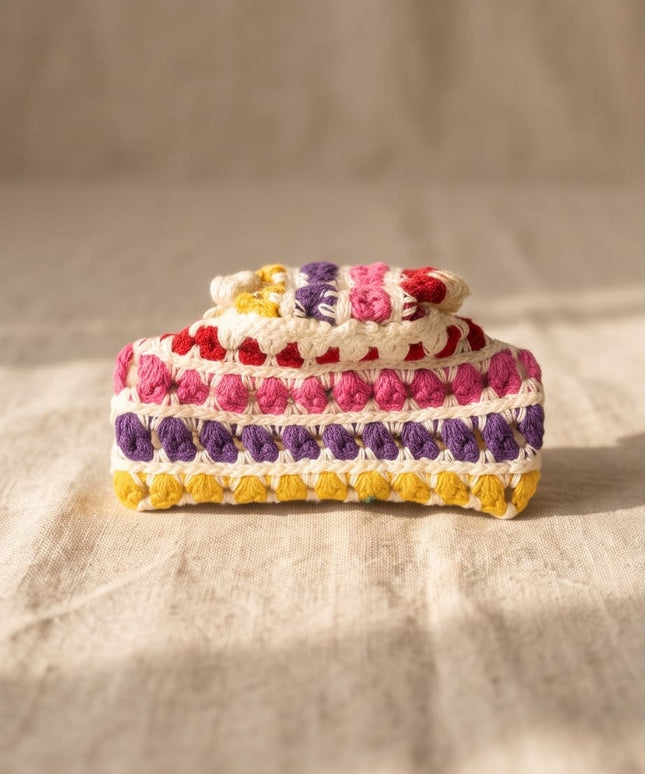 Crochet Clip-Hair Accessories