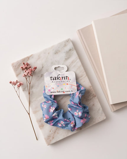 Floral Scrunchie-Hair accessories