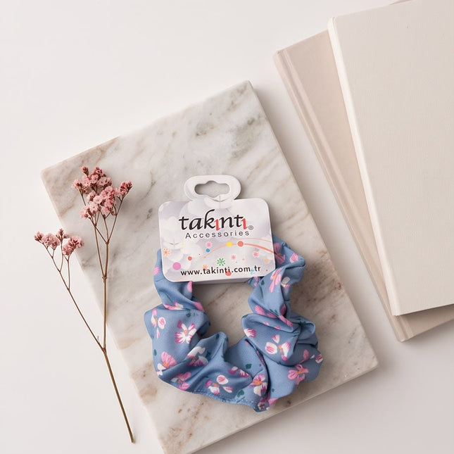 Floral Scrunchie-Hair accessories