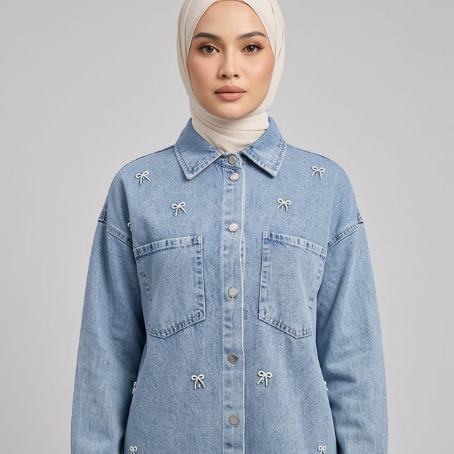Denim Blue Shirt-Women Wear