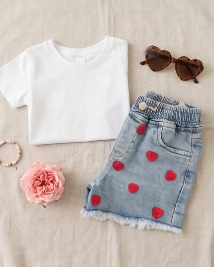 Denim Short for Girl-Kids Wear