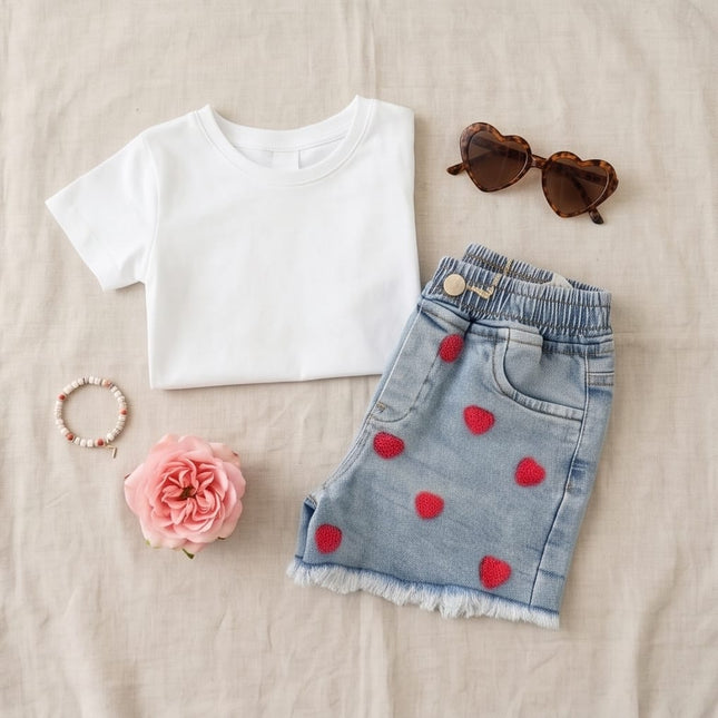 Denim Short for Girl-Kids Wear