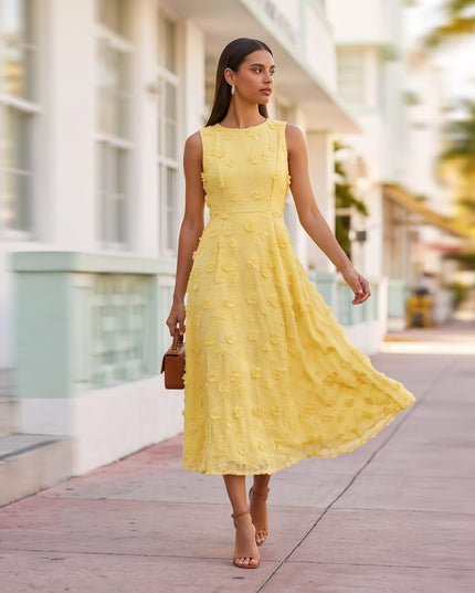 Yellow Dress-Women Wear