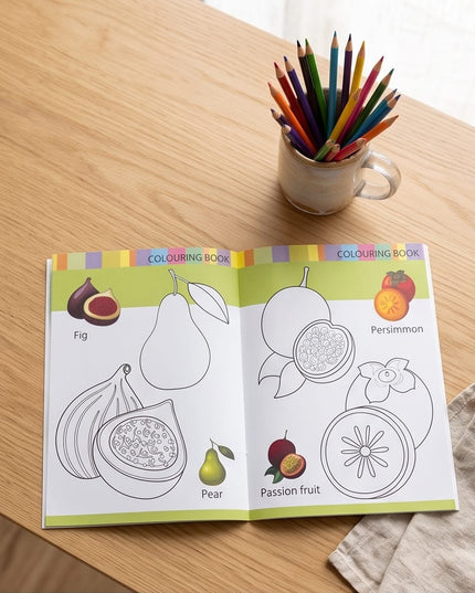 Fruits Colouring Book-Books