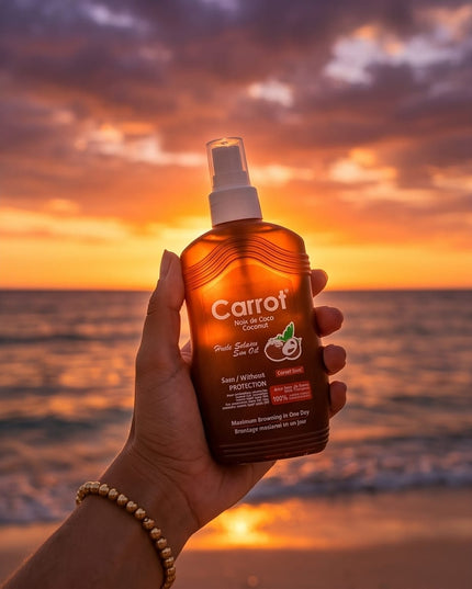 CARROT COCONUT TANNING OIL-SKIN CARE & COSMETICS