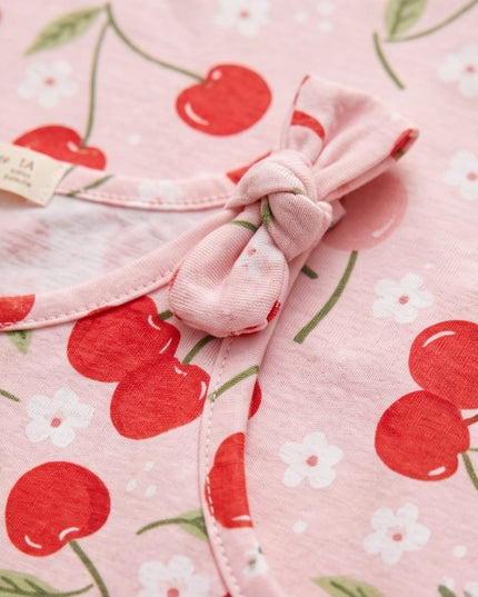 CHERRY DRESS-KIDS WEAR