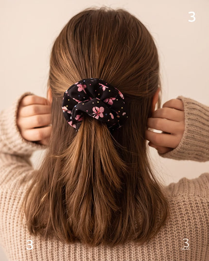 Floral scrunshie