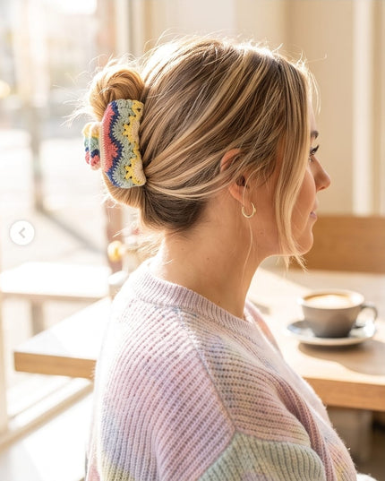 Crochet Clips-Hair Accessories