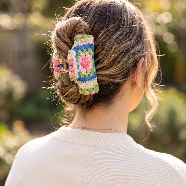 Crochet Clips-Hair Accessories