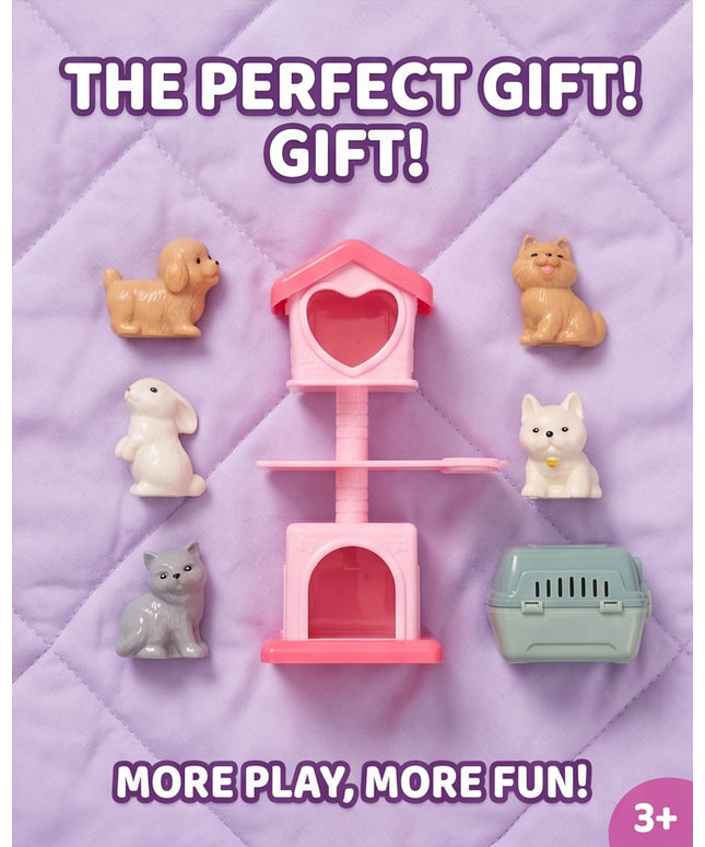 Pet House Figures-Toys