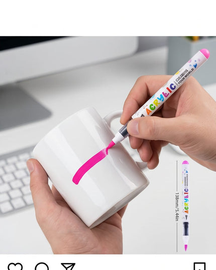 Acrylic Marker-Coloring