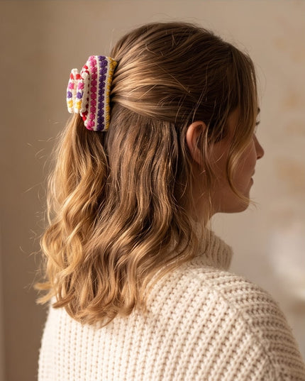 Crochet Clip-Hair Accessories