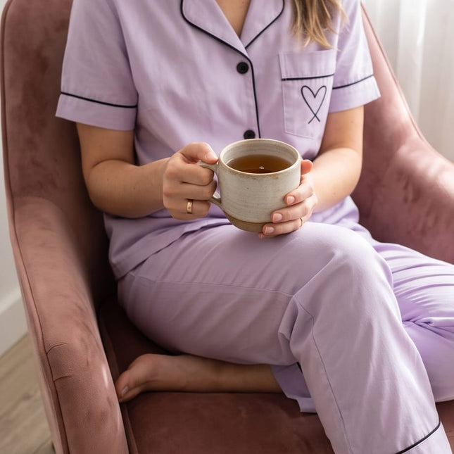 Lavender Pyjama Set-Woman Wear