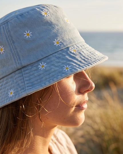 Daisy Bucket Hat-Hats