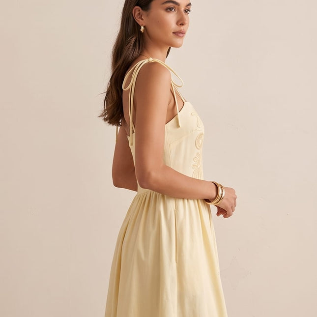 Yellow Dress-Women Wear