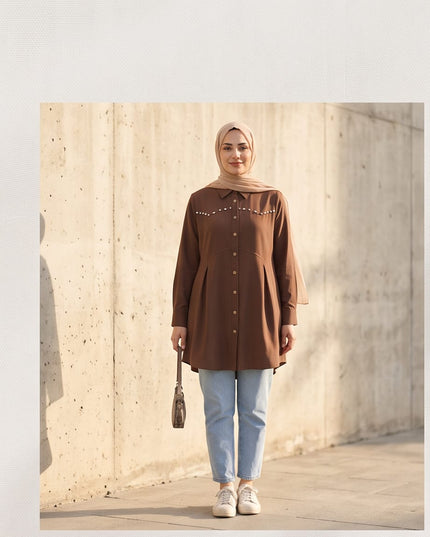 Brown Shirt-Women Wear