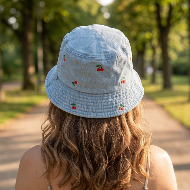 Cherry Bucket Hat-Hats