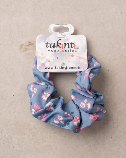 Floral Scrunchie-Hair accessories