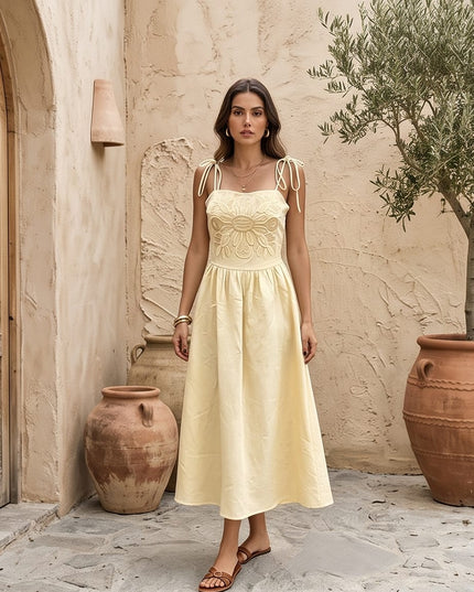 Yellow Dress-Women Wear
