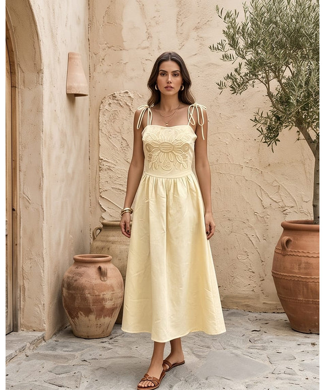 Yellow Dress-Women Wear