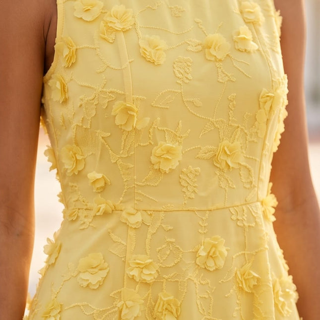 Yellow Dress-Women Wear