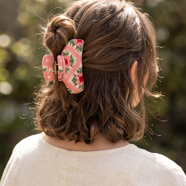 Crochet Clips-Hair Accessories