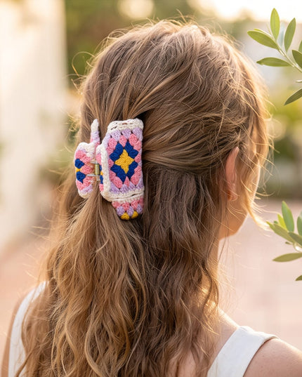 Crochet Clip-Hair Accessories