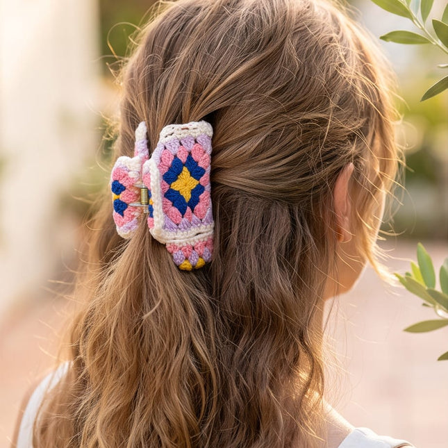 Crochet Clip-Hair Accessories