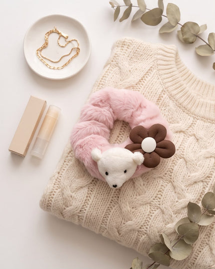 Hair scrunchie-Hair Accessories
