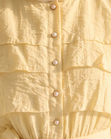 Yellow Maxi Dress-Women Wear