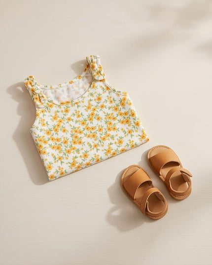 FLORAL DRESS-KIDS WEAR