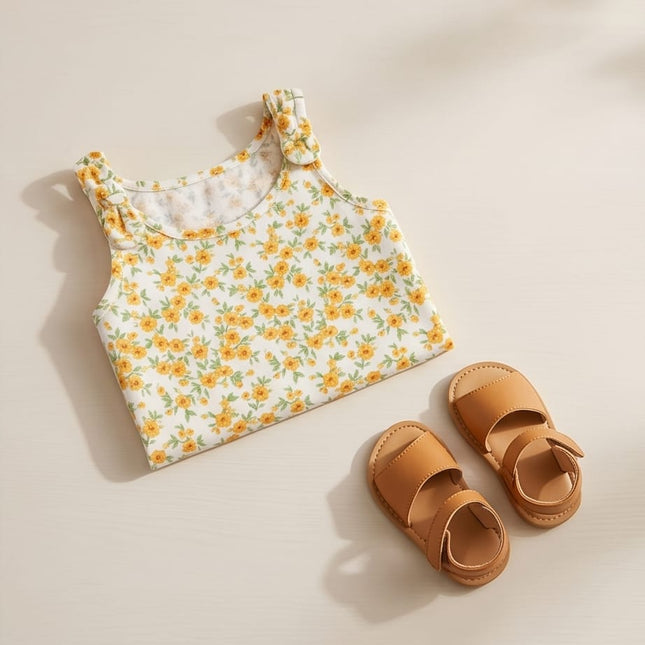 FLORAL DRESS-KIDS WEAR