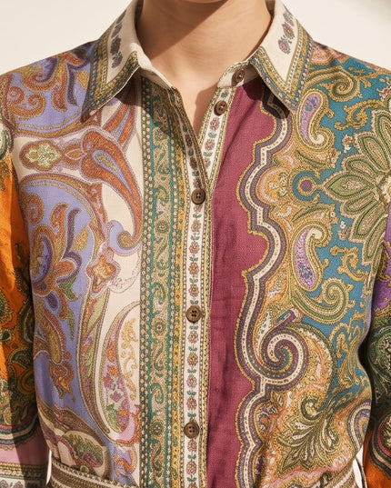 Patchwork Dress-Women Wear