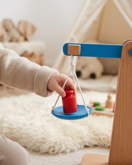 Wooden Balance Scale-Toys
