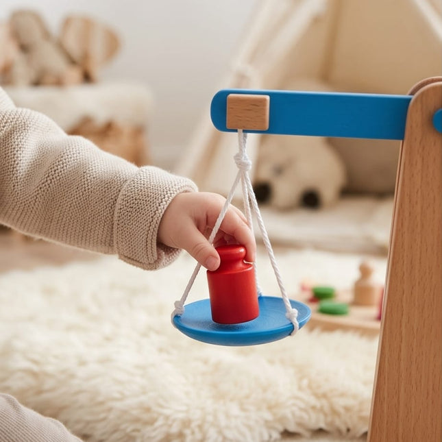 Wooden Balance Scale-Toys