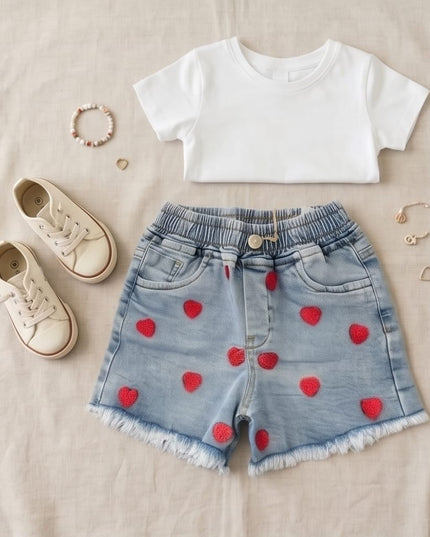 Denim Short for Girl-Kids Wear