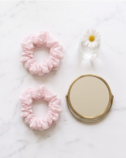 Pink Polka Dots Clip-Clips