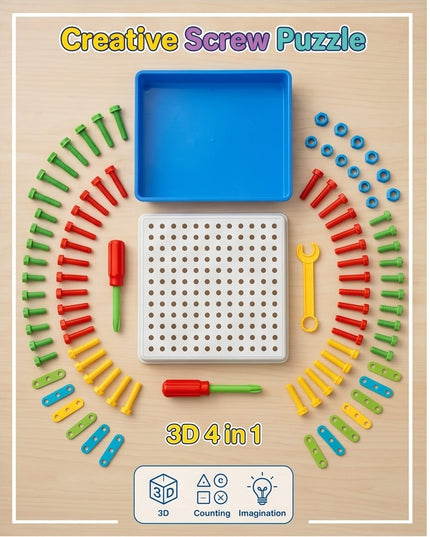 CREATIVE SCREW PUZZLE-TOYS
