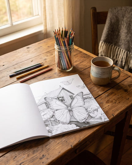 Butterfly Colouring Book-Books