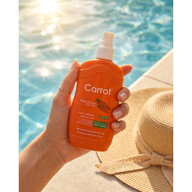 CARROT SUN TANNING OIL-SKIN CARE & COSMETICS