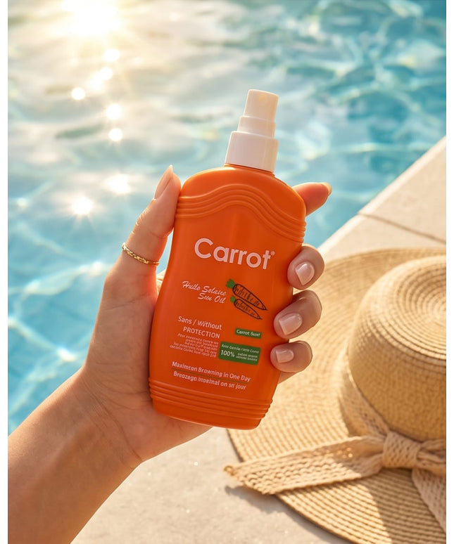 CARROT SUN TANNING OIL-SKIN CARE & COSMETICS