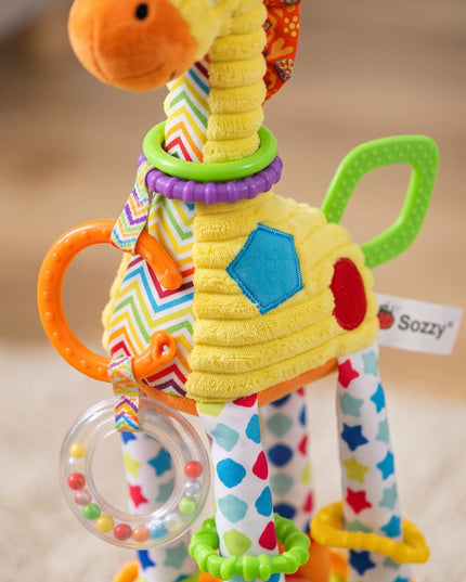Plush Rattle with Teething-Toys