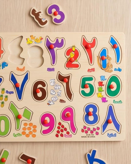 Wooden Peg Puzzle-Puzzles