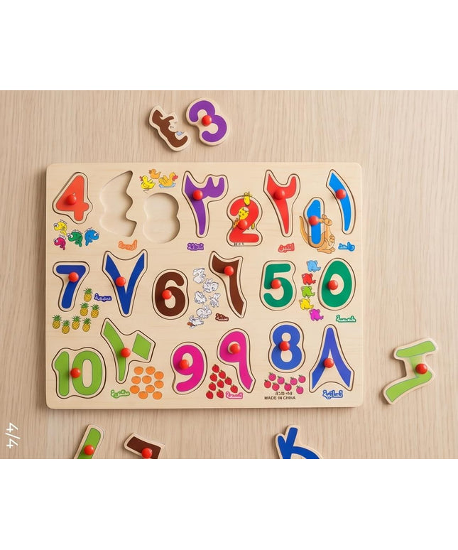 Wooden Peg Puzzle-Puzzles